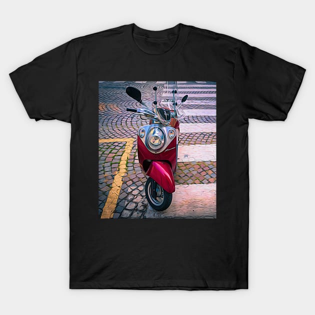 Moped#2 T-Shirt by RJDowns